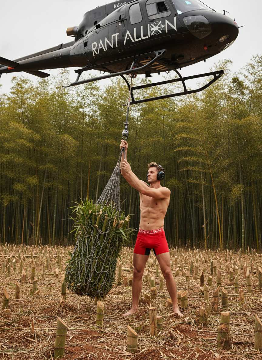 Bamboo Briefs Red (Long)